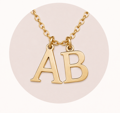 Necklace - 2 Initials