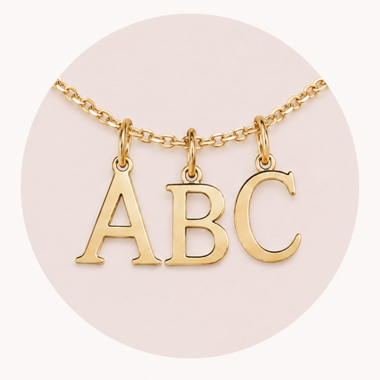 Necklace – 3 Initials