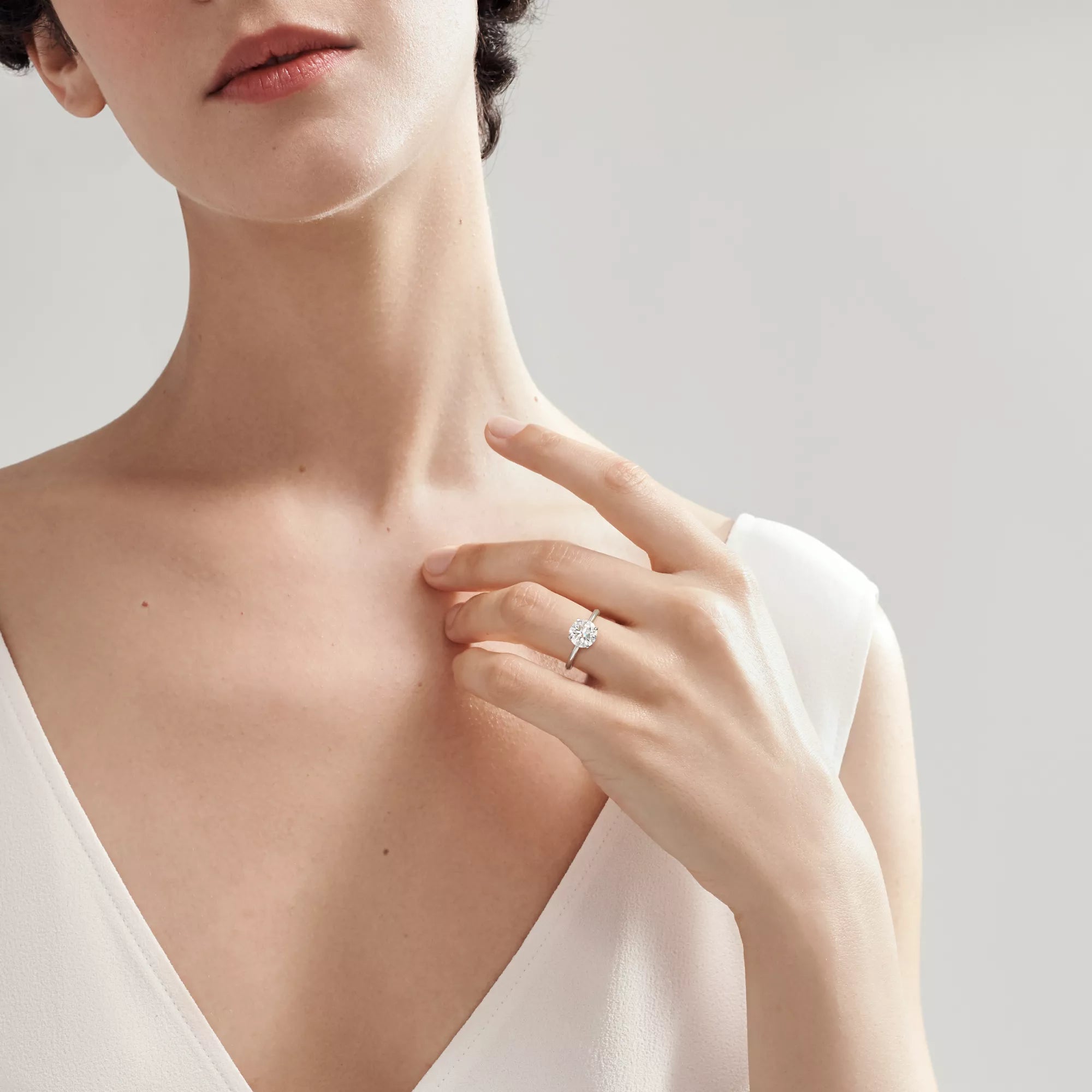 Signature Moissanite Ring