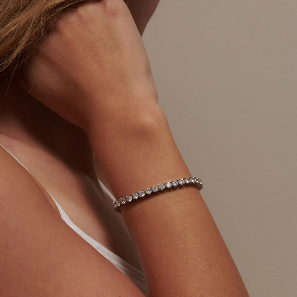 Bracciale tennis moissanite