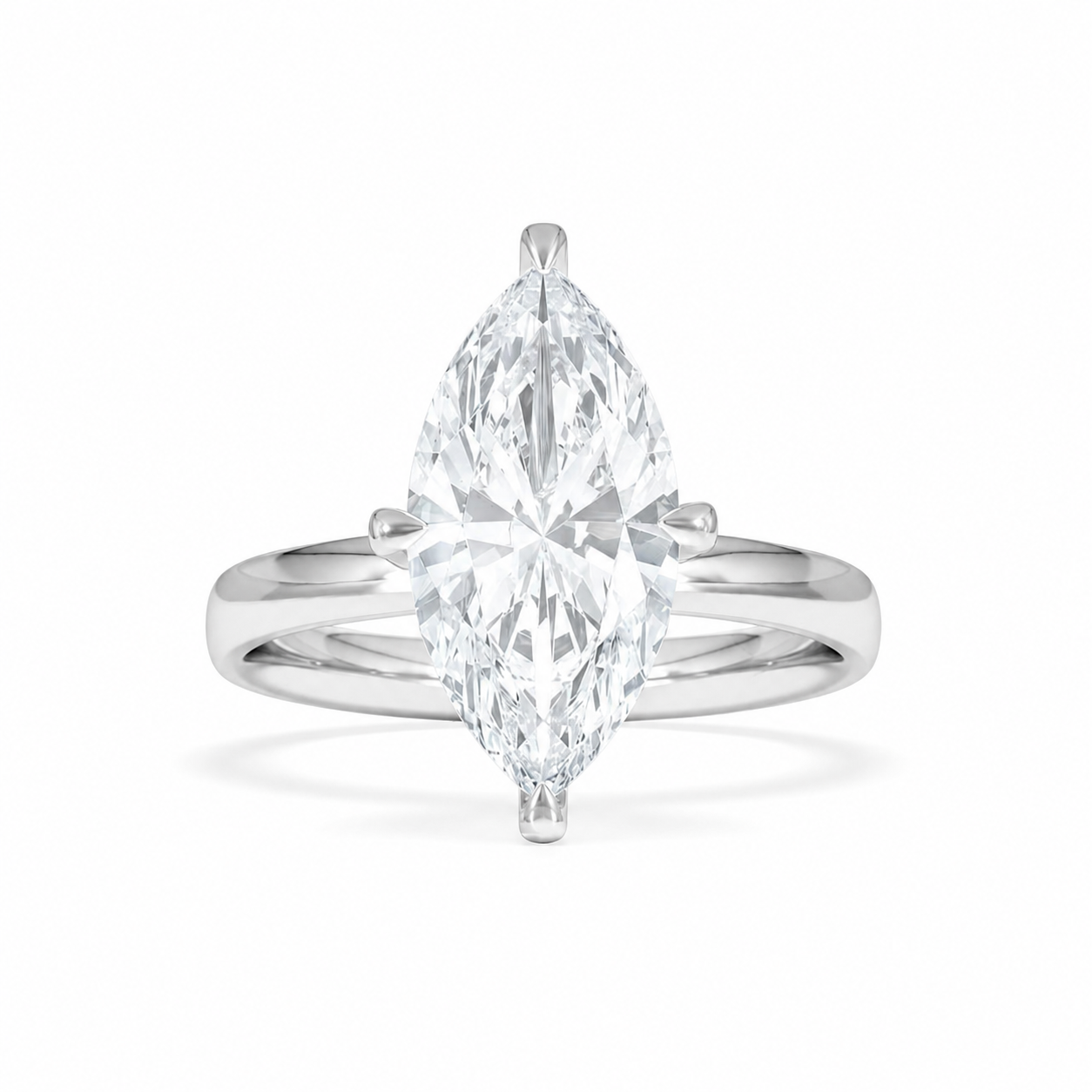 Marquise Moissanite Ring