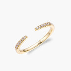 Moissanite Stacking Ring