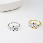 Toi et Moi Moissanite Ring