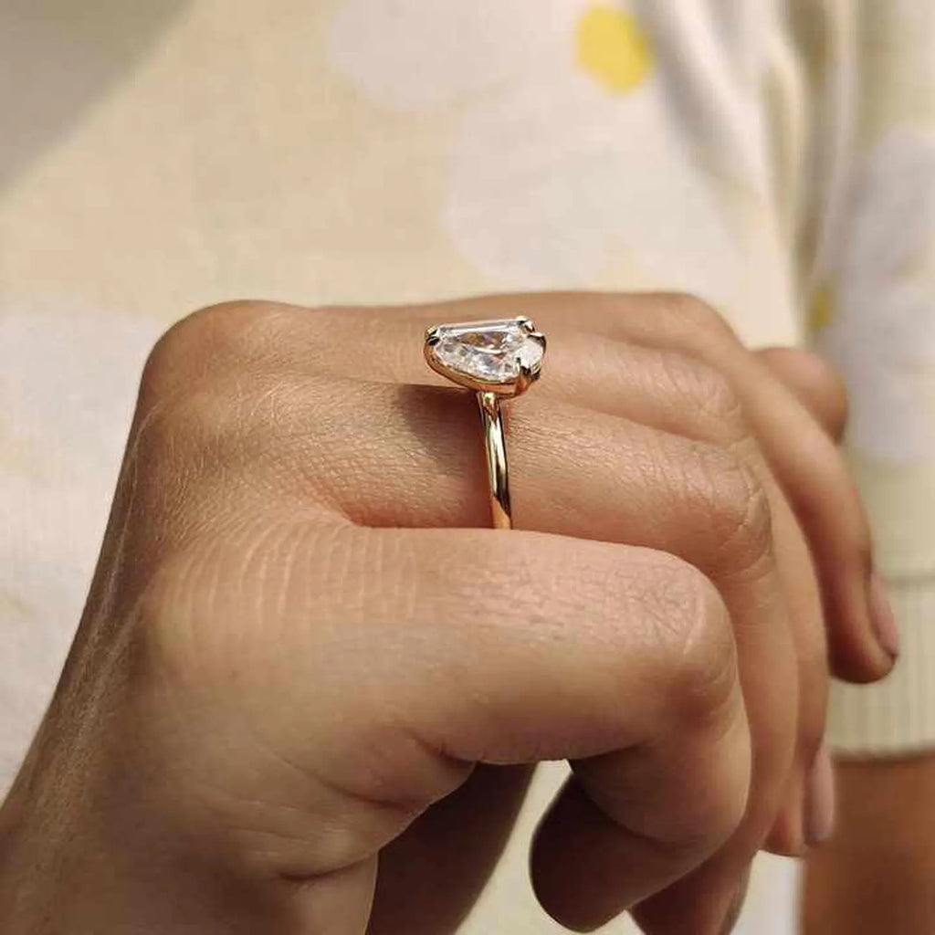 Toi et Moi Moissanite Ring