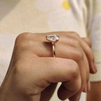 Toi et Moi Moissanite Ring