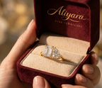 Toi et Moi Moissanite Ring