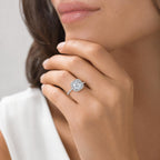 Cushion Moissanite Ring