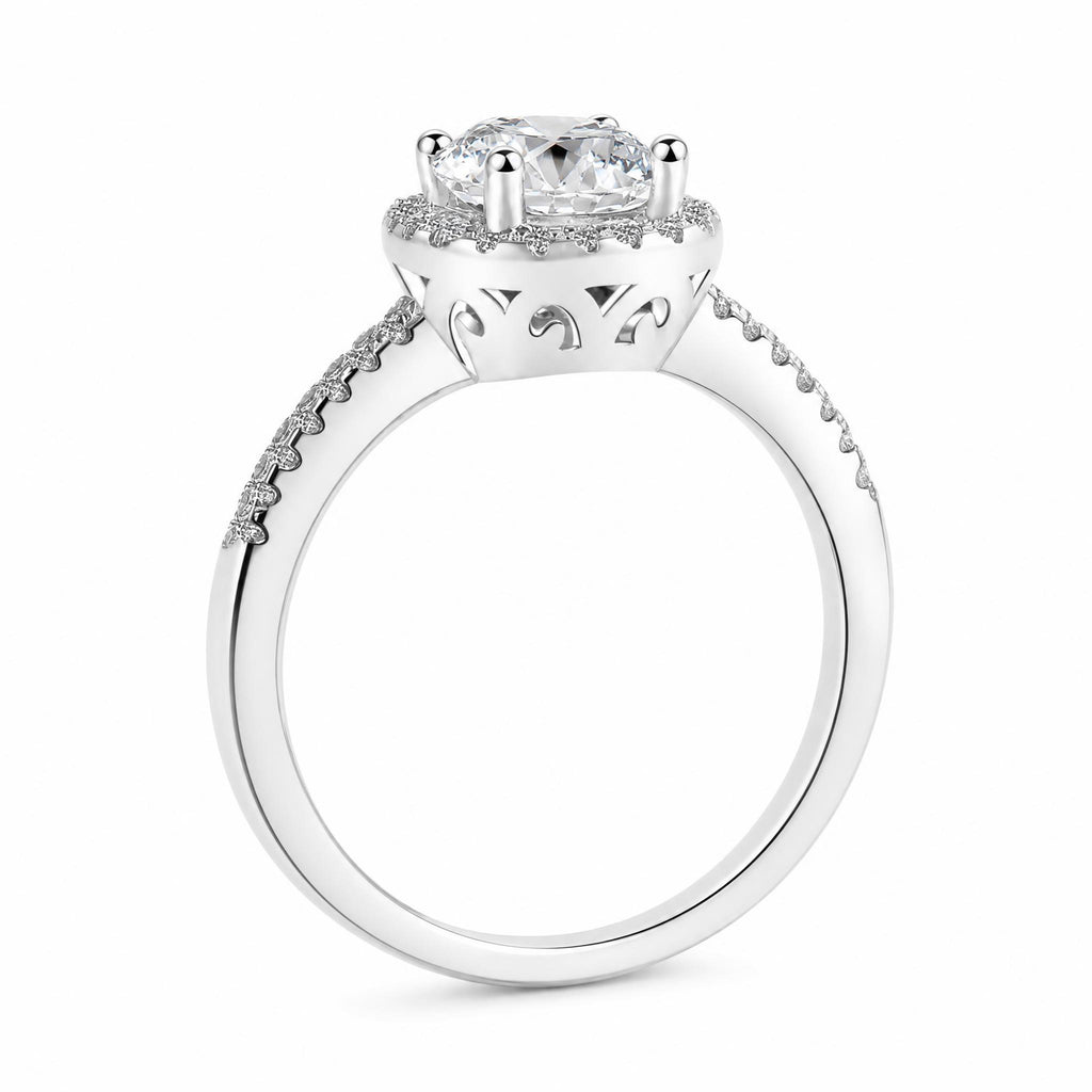 Cushion Moissanite Ring