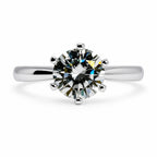 Solitaire Moissanite Ring