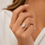 Marquise Moissanite Ring