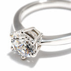 Solitaire Moissanite Ring
