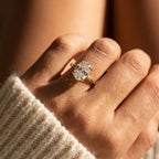 Oval Moissanite Ring