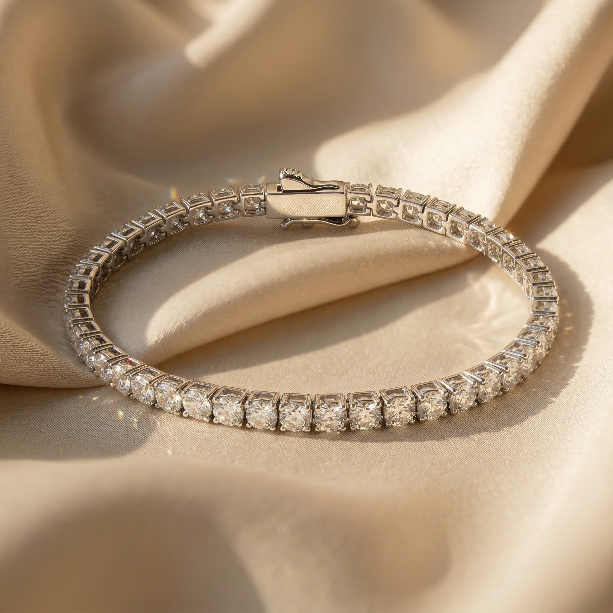 Tennis Moissanite Bracelet