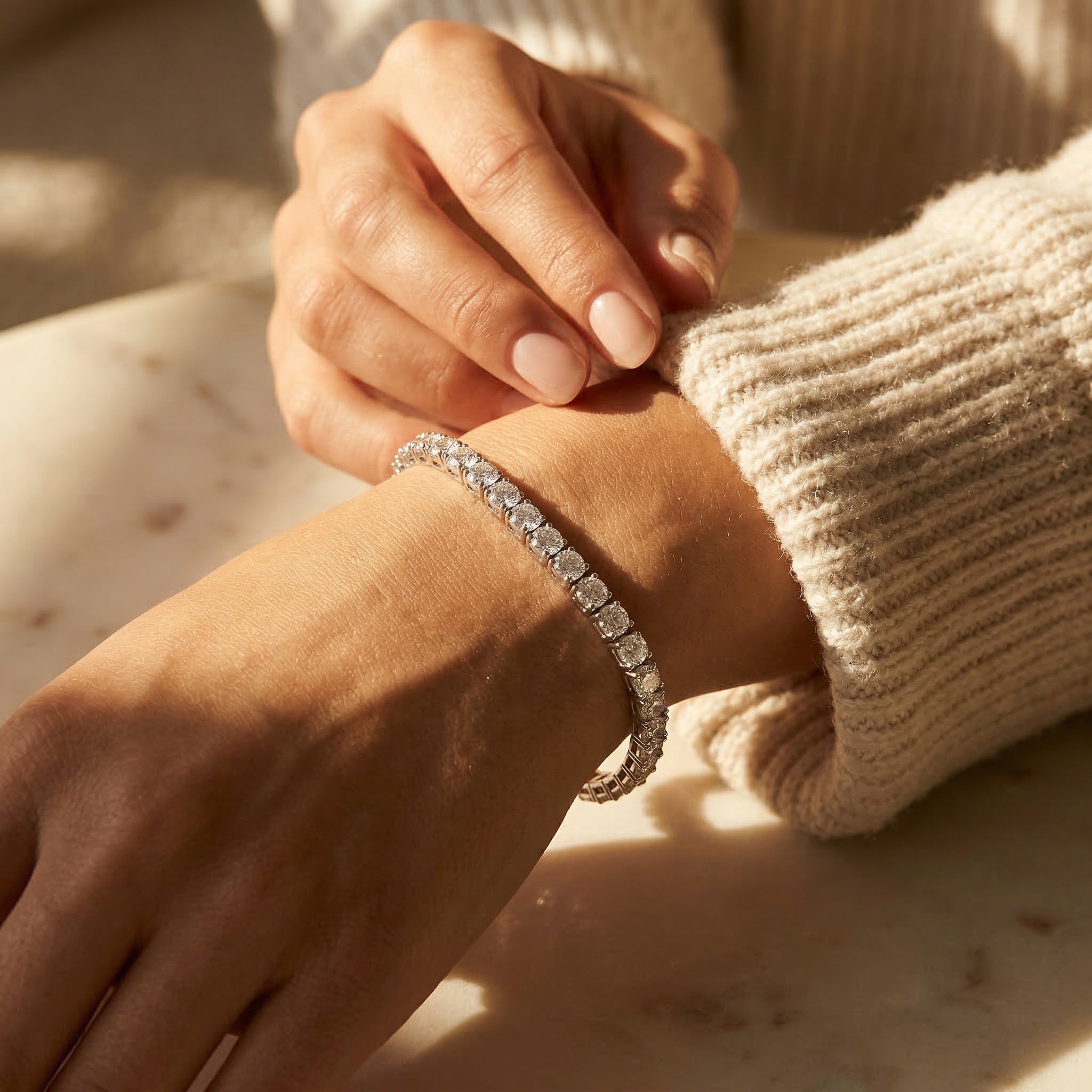 Tennis Moissanite Bracelet