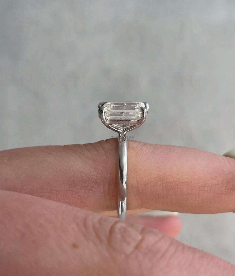 Toi et Moi Moissanite Ring